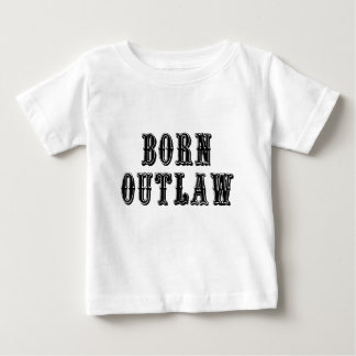 T-shirt Pour Bébé Né hors la loi
