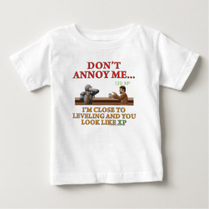 T-shirt Pour Bébé Ne m'ennuyez pas