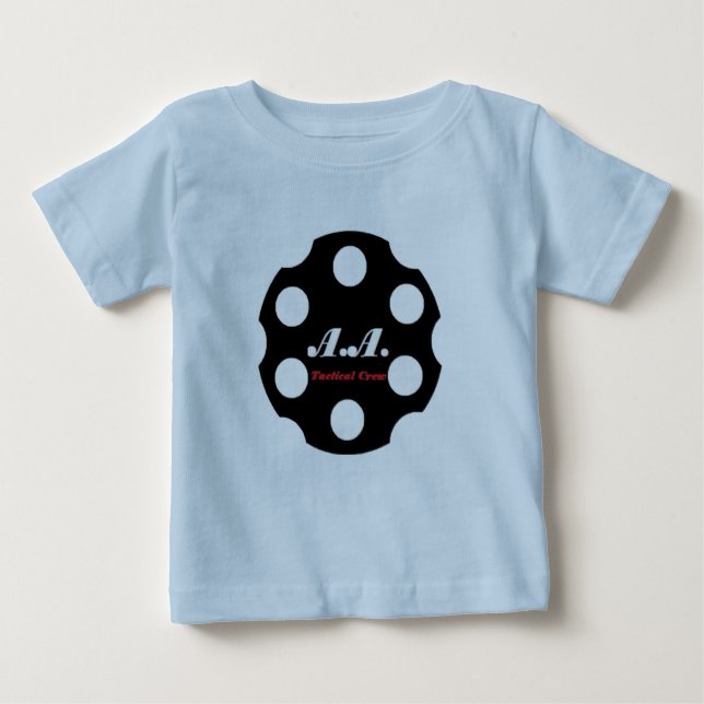 T-shirt Pour Bébé Né pour être AATC (Devant)