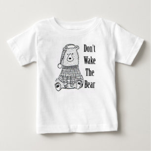 T-shirt Pour Bébé Ne réveillez pas l'ours