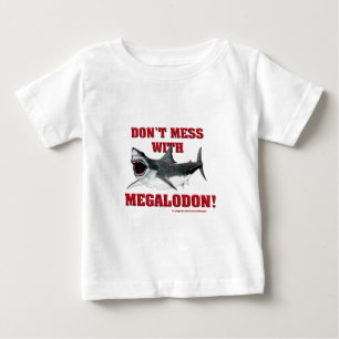 T-shirt Pour Bébé Ne salissez pas avec Megalodon !