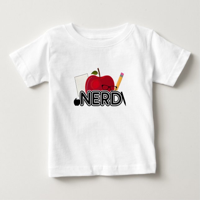 T-shirt Pour Bébé Nerd - Logo (Devant)