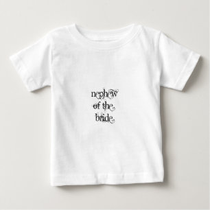 T-shirt Pour Bébé Neveu de la jeune mariée