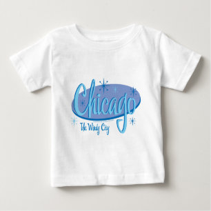 T-shirt Pour Bébé NEW-Chicago-Retro