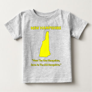 T-shirt Pour Bébé New Hampshire - Découvrez le New Hampshire...
