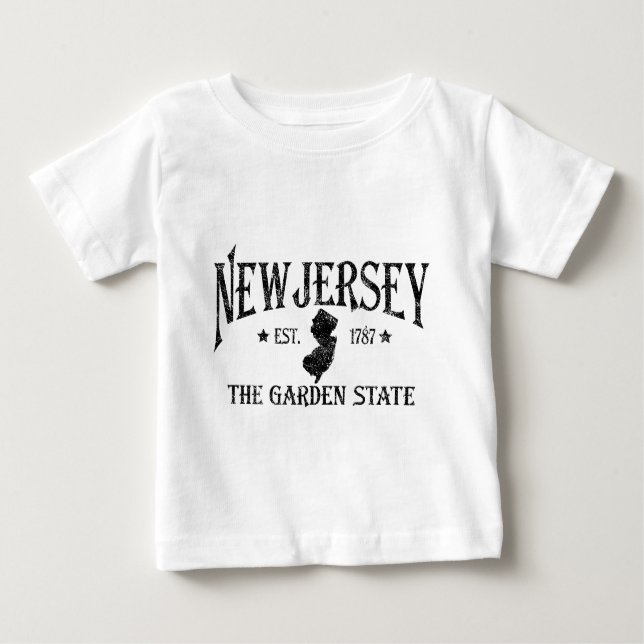 T-shirt Pour Bébé New Jersey (Devant)
