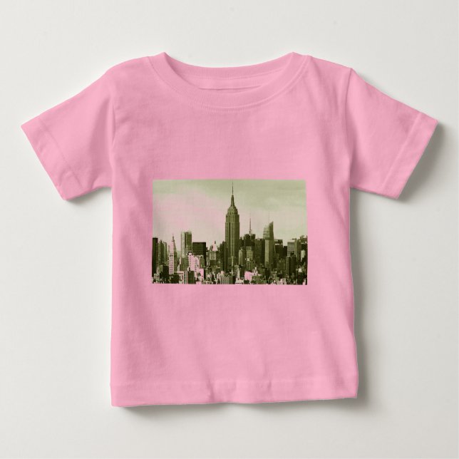T-shirt Pour Bébé New York (Devant)
