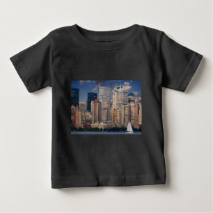 T-shirt Pour Bébé New York City Manhattan