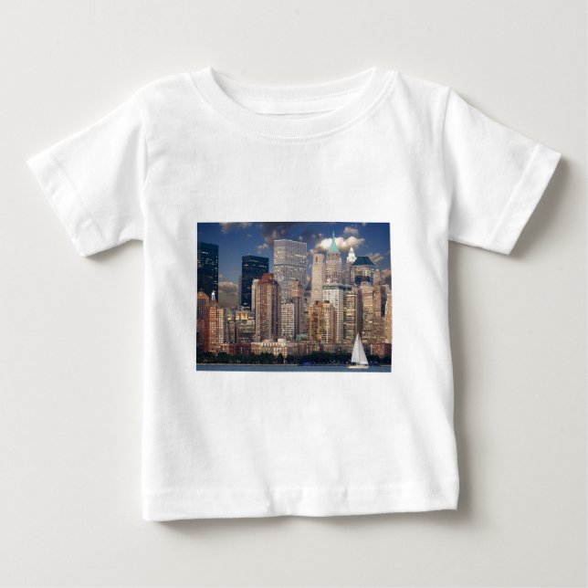 T-shirt Pour Bébé New York City Manhattan (Devant)