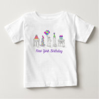 New York City NYC Landmarks fête d'anniversaire