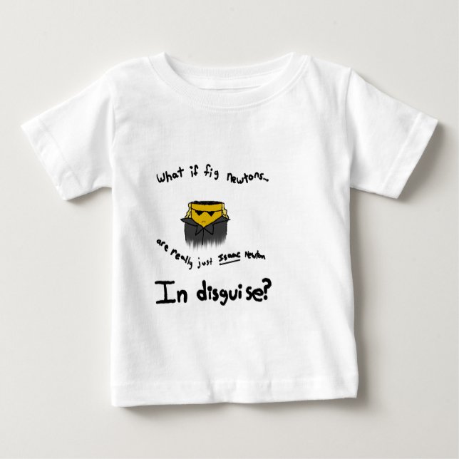 T-shirt Pour Bébé Newton de figue (Devant)
