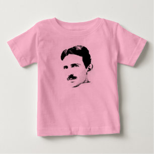 T-shirt Pour Bébé Nikola Tesla bébé