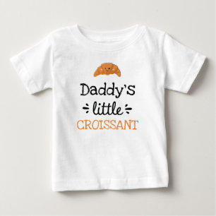 T-shirt Pour Bébé [N'importe quel texte] Petit Croissant