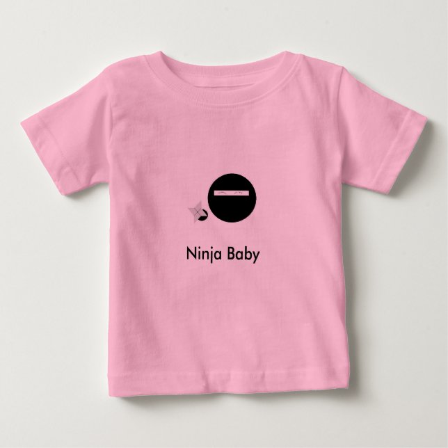 T-shirt Pour Bébé Ninja Baby (Devant)