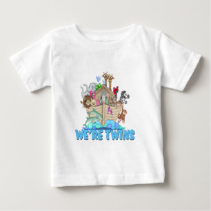 T-shirt Pour Bébé Noah's Ark Nous sommes des jumeaux