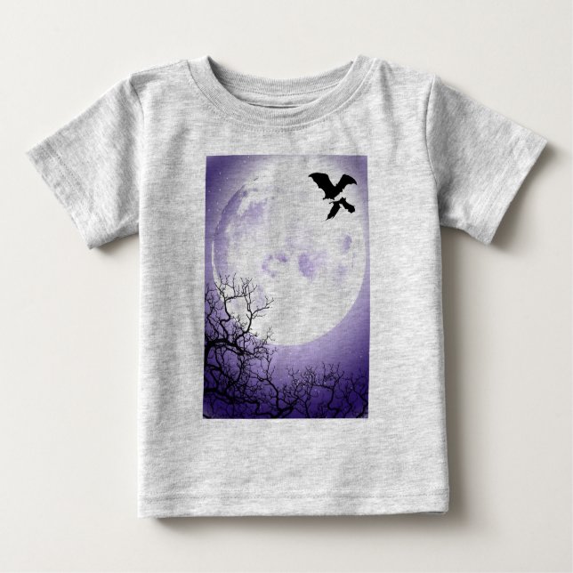 T-shirt Pour Bébé Nocturne (Devant)
