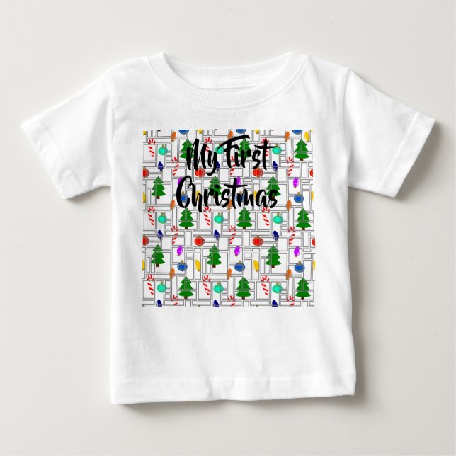 T-shirt Pour Bébé Noël (Devant)