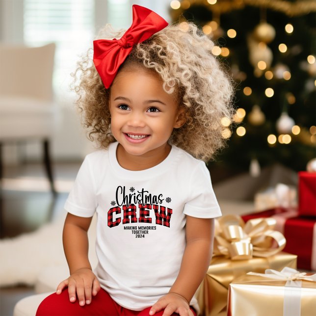 T-shirt Pour Bébé Noël 2024, Noël 2024, Rassembler les souvenirs (Créateur téléchargé)