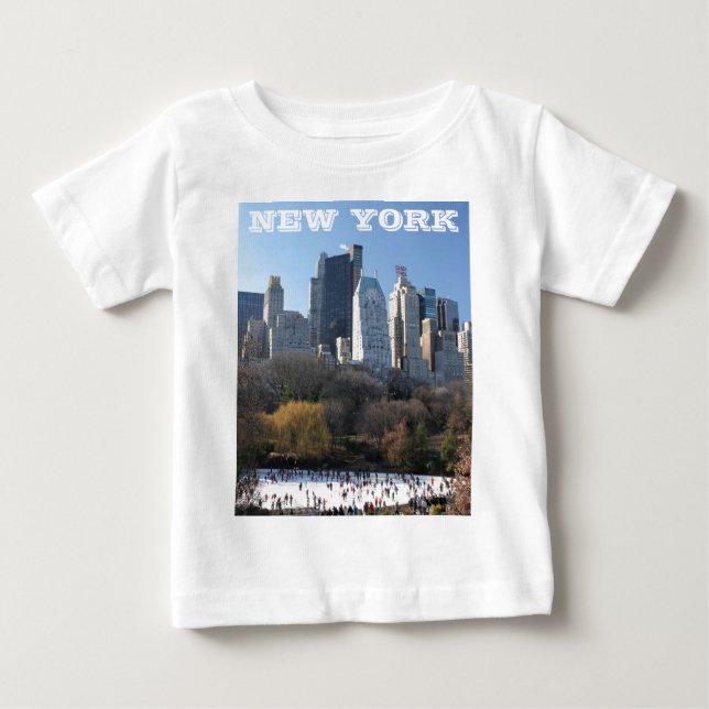 T-SHIRT POUR BÉBÉ NOËL À NEW YORK (Devant)