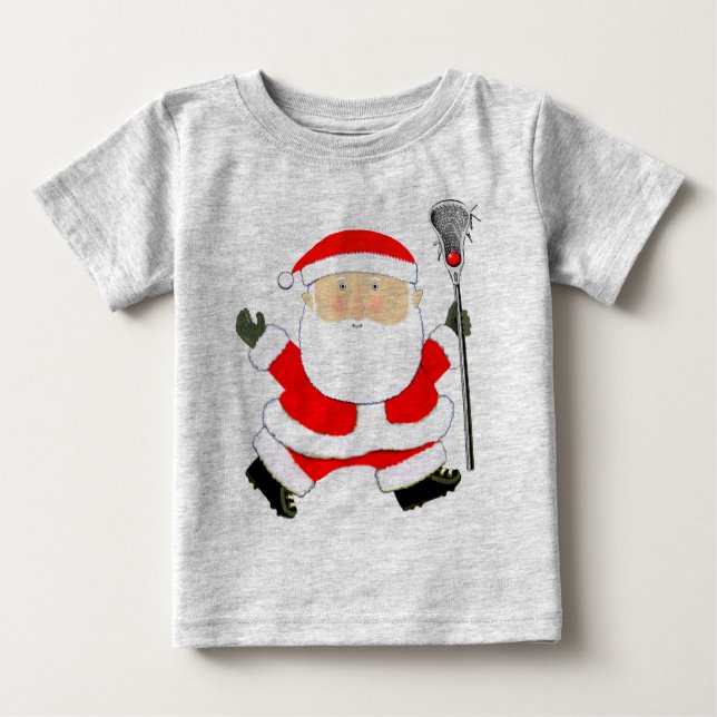T-shirt Pour Bébé Noël de la crosse (Devant)
