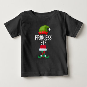 T-shirt Pour Bébé Noël des elfes de princesse