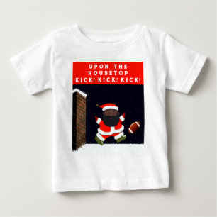 T-shirt Pour Bébé Noël du football