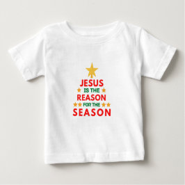 T-shirt Pour Bébé Noël Jésus est la raison de la saison