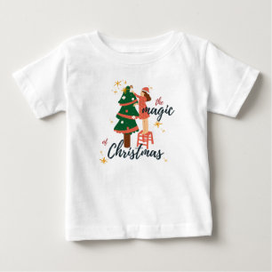 T-shirt Pour Bébé Noël magique