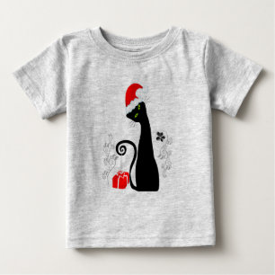 T-shirt Pour Bébé Noël moderne Kitty
