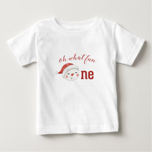 T-shirt Pour Bébé Noël Snowman premier anniversaire bébé