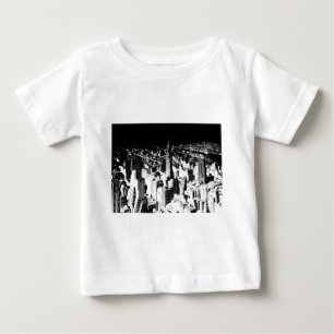 T-shirt Pour Bébé Noir et blanc New York