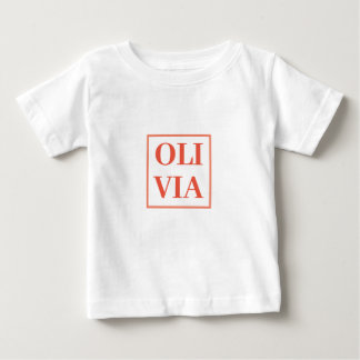 T-shirt Pour Bébé NOM 4 OU 6 Lettre (voir Correspondance DA MA MA, e