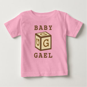 T-shirt Pour Bébé Nom de Gael sur American Apparel