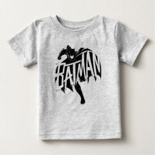 T-shirt Pour Bébé Nom de la brosse d'encre Batman