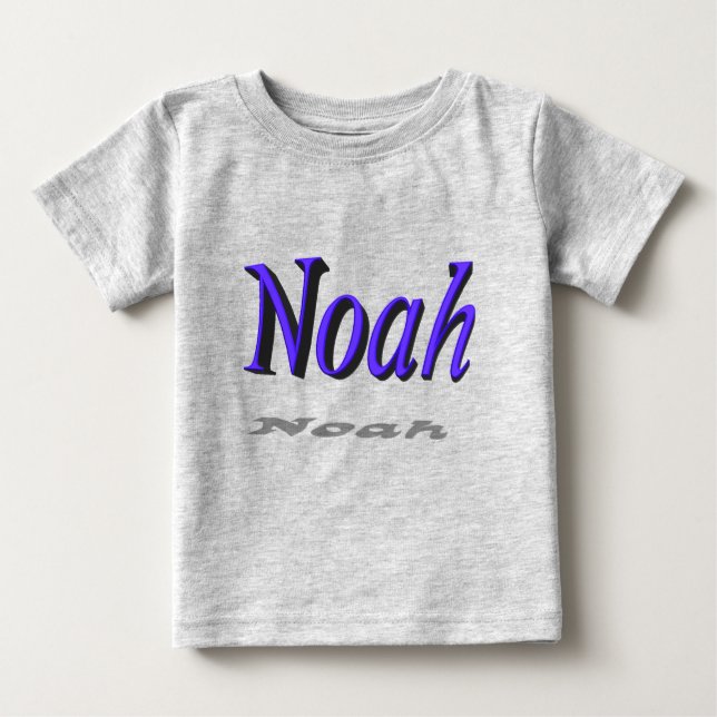 T-shirt Pour Bébé Nom-Noé (Devant)