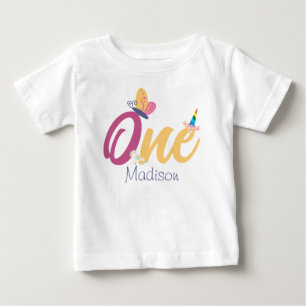 T-shirt Pour Bébé nom personnalisé magique d'un bébé premier anniver