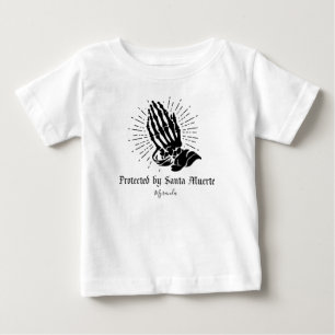 T-shirt Pour Bébé Nom personnalisé père Noël Muerte Protection
