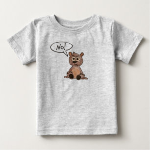 T-shirt Pour Bébé Non ! Ours