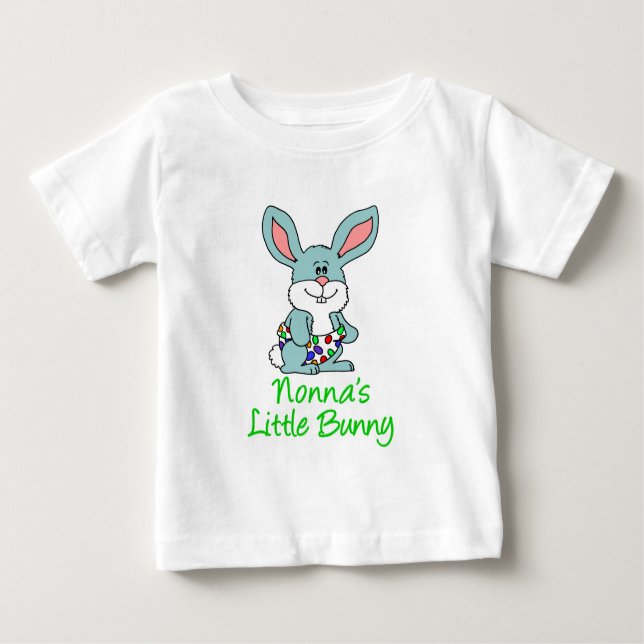 T-shirt Pour Bébé Nonna's Little Bunny (Devant)
