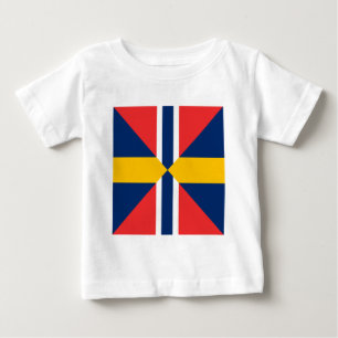 T-shirt Pour Bébé Norge Sverige Sildesalaten, Norvège