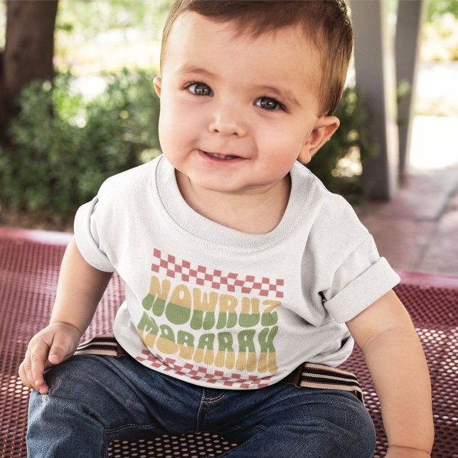 T-shirt Pour Bébé Norooz Mobarak | Bonne année persane (Norooz Mobarak | Happy Persian New Year Baby T-Shirt)