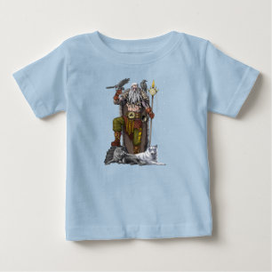 T-shirt Pour Bébé Norse Viking Dieu Odin