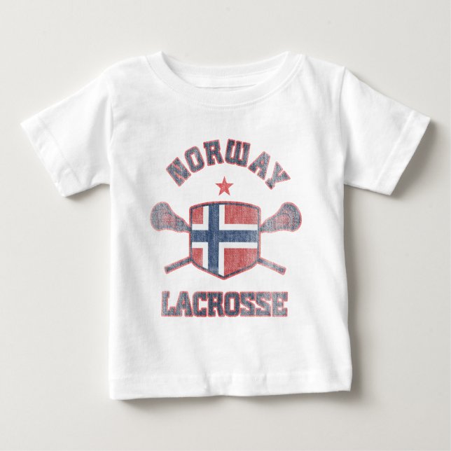 T-shirt Pour Bébé Norvège-Cru (Devant)