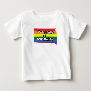 T-shirt Pour Bébé Notre État de notre fierté  Dakota du Sud