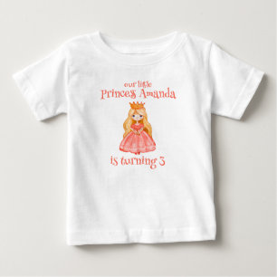 T-shirt Pour Bébé Notre petite fille va devenir trois invités d'honn