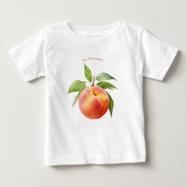 T-shirt Pour Bébé Notre petite teinte d'eau (Devant)