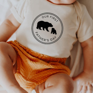 T-shirt Pour Bébé Notre premier T-shirt bébé Fête des pères