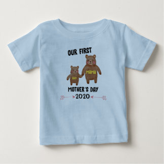 T-shirt Pour Bébé Notre première fête des mères