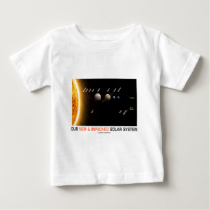 T-shirt Pour Bébé Notre système solaire nouveau et amélioré (humo