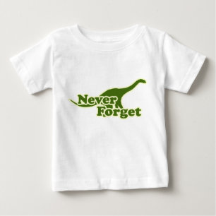 T-shirt Pour Bébé N'oubliez jamais les dinosaures